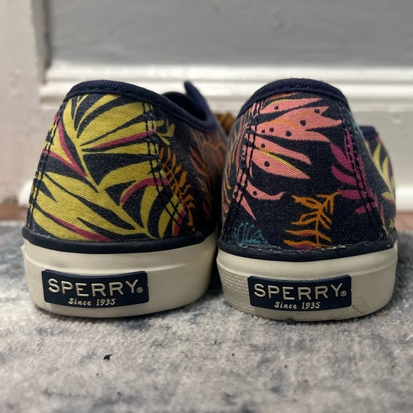 Sperry Top-Sider Women's Seacoast Fashion Sneaker, Pink/Multi size 8 - Picture 4 of 4